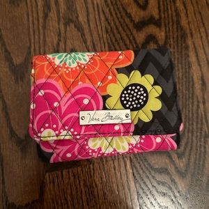 NWT Vera Bradley Multicolor tri-fold wallet